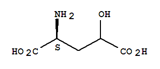 (2S)-2-Amino-4-hydroxypentanedioic acid  molecular structure