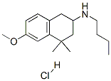 N-butyl-6-methoxy-4,4-dimethyl-tetralin-2-amine hydrochloride