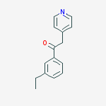 1-(3-ETHYLPHENYL)-2-(4-PYRIDYL)ETHANONE