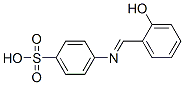 4-[[(2-Hydroxyphenyl)methylene]amino]benzenesulfonic acid molecular structure