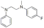 N-(p-Fluorophenyl)-N,N-dimethyl-N-phenylethylenediamine molecular structure