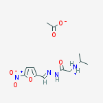 [2-[(2e)-2-[(5-nitrofuran-2-yl)methylidene]hydrazinyl]-2-oxoethyl]-propan-2-ylazanium;acetate
