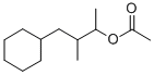 alpha,beta-dimethylcyclohexylpropyl acetate molecular structure