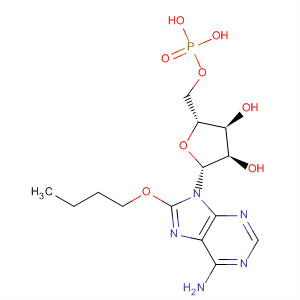 5'-Adenylic acid, 8-butoxy- molecular structure
