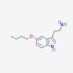 2-(5-butoxy-1h-indol-3-yl)ethanamine molecular structure