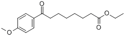ETHYL 8-(4-METHOXYPHENYL)-8-OXOOCTANOATE molecular structure