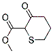Methyl 3-oxotetrahydro-2H-thiopyran-2-carboxylate molecular structure