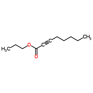 Propyl Oct-2-ynoate molecular structure