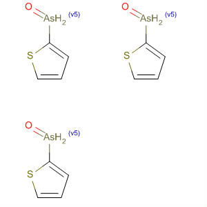 Arsine oxide, tri-2-thienyl- molecular structure