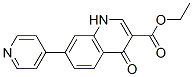 ethyl 1,4-dihydro-4-oxo-7-(4-pyridyl)quinoline-3-carboxylate