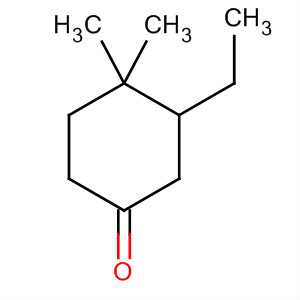 Cyclohexanone, 3-ethyl-4,4-dimethyl- molecular structure