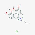 (6as)-6-butyl-1,2,11-trimethoxy-5,6,6a,7-tetrahydro-4h-dibenzo[de,g]quinoline-6-ium-10-ol;chloride