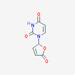 1-(5-oxo-2h-furan-2-yl)pyrimidine-2,4-dione molecular structure