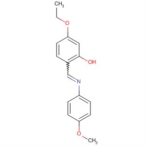 Phenol, 5-ethoxy-2-[[(4-methoxyphenyl)imino]methyl]- molecular structure