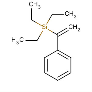 Silane, triethyl(1-phenylethenyl)- molecular structure
