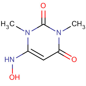 2,4(1H,3H)-Pyrimidinedione, 6-(hydroxyamino)-1,3-dimethyl- molecular structure