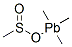 Trimethyl[(methylsulfinyl)oxy]plumbane molecular structure