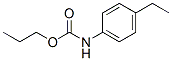 CARBAMIC ACID,(4-ETHYLPHENYL)-,PROPYL ESTER molecular structure