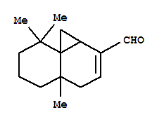 Cyclopropa[d]naphthalene-2-carboxaldehyde,1,1a,4,4a,5,6,7,8-octahydro-4a,8,8-trimethyl-, [1aR-(1aa,4ab,8aS*)]- molecular structure