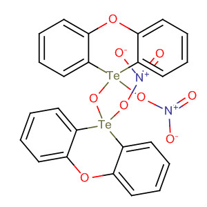 Phenoxatellurin, 10,10'-oxybis[10,10-dihydro-10-(nitrooxy)- molecular structure