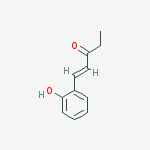 (1E)-1-(2-hydroxyphenyl)pent-1-en-3-one molecular structure
