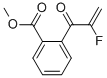 BENZOIC ACID,2-(2-FLUORO-1-OXO-2-ALLYL)-,METHYL ESTER molecular structure