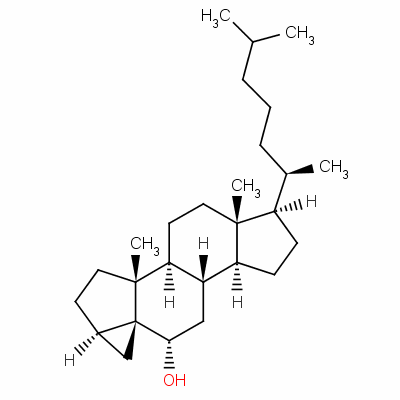 3,5-Cyclocholestan-6-ol, (3beta,5alpha,6alpha)- molecular structure