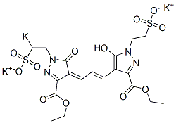 2-[3-Ethoxycarbonyl-4-[3-[3-ethoxycarbonyl-5-oxo-1-(2-potassiosulfoethyl)-2-pyrazolin-4-ylidene]-1-propenyl]-5-hydroxy-1H-pyrazol-1-yl]ethane-1-sulfonic acid potassium salt