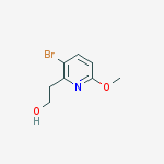 2-(3-bromo-6-methoxypyridin-2-yl)ethanol