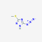 1-[3-(methylsulfanyl)-1H-1,2,4-triazol-5-yl]triaza-1,2-dien-2-ium