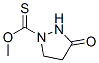 1-Pyrazolidinecarbothioic  acid,  3-oxo-,  O-methyl  ester