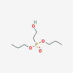 Phosphonic acid, (2-hydroxyethyl)-, dipropyl ester molecular structure