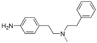 4-Amino-N-methyl-N-(2-phenylethyl)benzeneethanamine molecular structure