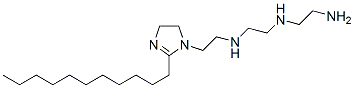 N-(2-aminoethyl)-N-[2-(4,5-dihydro-2-undecyl-1H-imidazol-1-yl)ethyl]ethylenediamine molecular structure