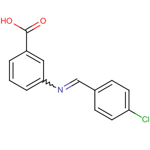 Benzoic acid, 3-[[(4-chlorophenyl)methylene]amino]-