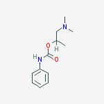 1-(dimethylamino)propan-2-yl N-phenylcarbamate molecular structure