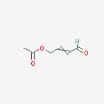 2-Butenal, 4-(acetyloxy)- molecular structure