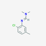 N-(2-CHLORO-5-METHYL-PHENYL)-N,N-DIMETHYL-METHANIMIDAMIDE molecular structure