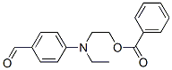 2-(N-ethyl-4-formylanilino)ethyl benzoate molecular structure