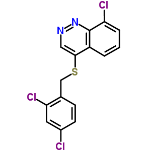 8-chloro-4-[(2,4-dichlorobenzyl)sulfanyl]cinnoline