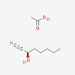 1-Octyn-3-ol, acetate, (R)- molecular structure