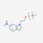 1H-Indol-6-amine, 1-[2-[[(1,1-dimethylethyl)dimethylsilyl]oxy]ethyl]-
