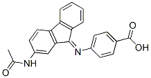 4-[(2-acetamidofluoren-9-ylidene)amino]benzoic acid
