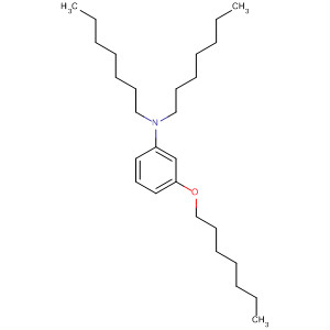 Benzenamine, N,N-diheptyl-3-(heptyloxy)- molecular structure