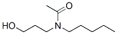 N-(3-Hydroxypropyl)-N-pentylacetamide molecular structure
