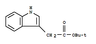 tert-butyl 1H-indol-3-ylacetate molecular structure