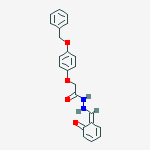 N'-[(z)-(6-oxocyclohexa-2,4-dien-1-ylidene)methyl]-2-(4-phenylmethoxyphenoxy)acetohydrazide