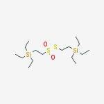 Triethyl-[2-(2-triethylsilylethylsulfanylsulfonyl)ethyl]silane
