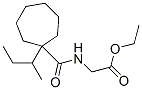 ethyl N-[[1-(1-methylpropyl)cycloheptyl]carbonyl]glycinate
