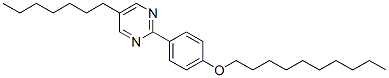2-[4-(Decyloxy)-phenyl]-5-heptylpyrimidine molecular structure